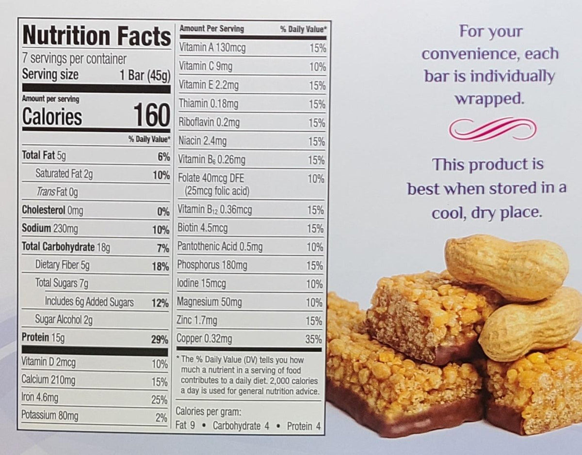 Peanut Crisp Bars