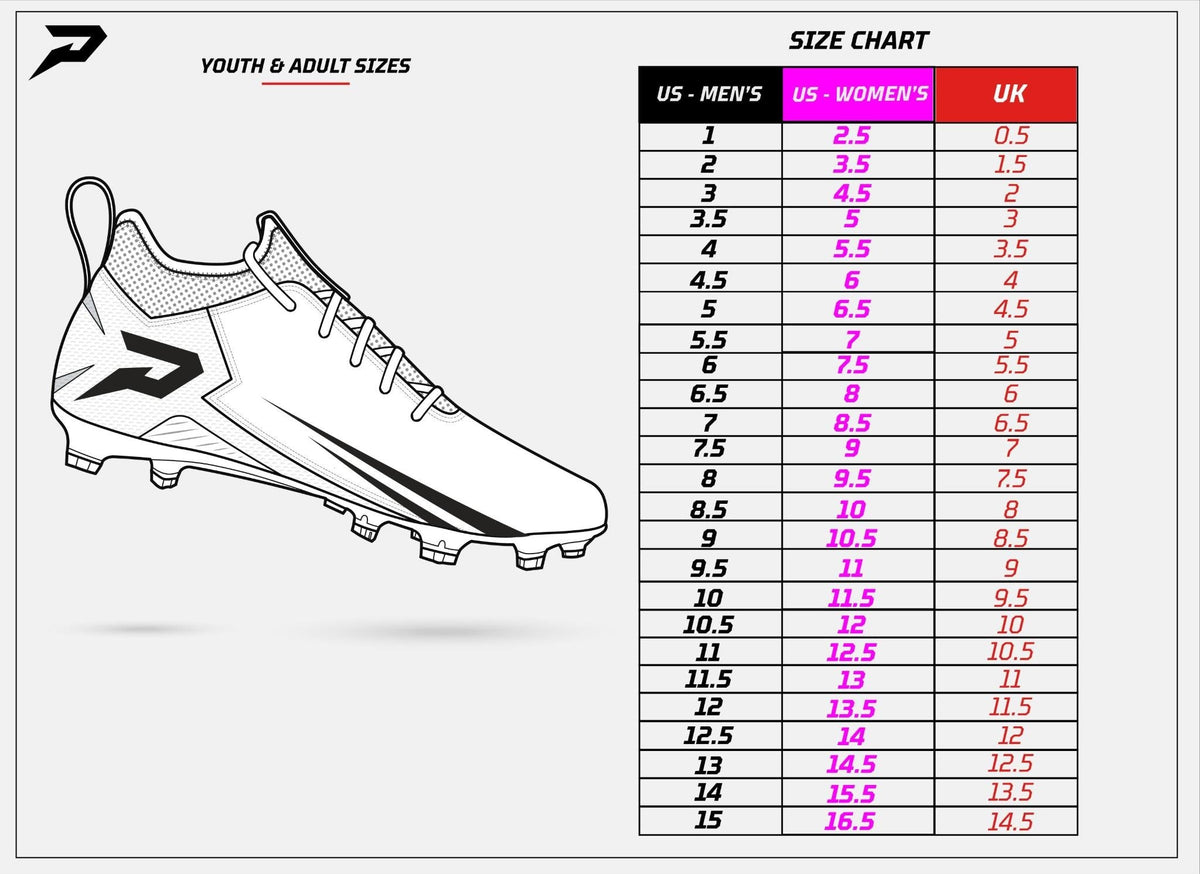 The Officially Licensed Joker Youth Football Cleats - Velocity 2.0 by Phenom Elite