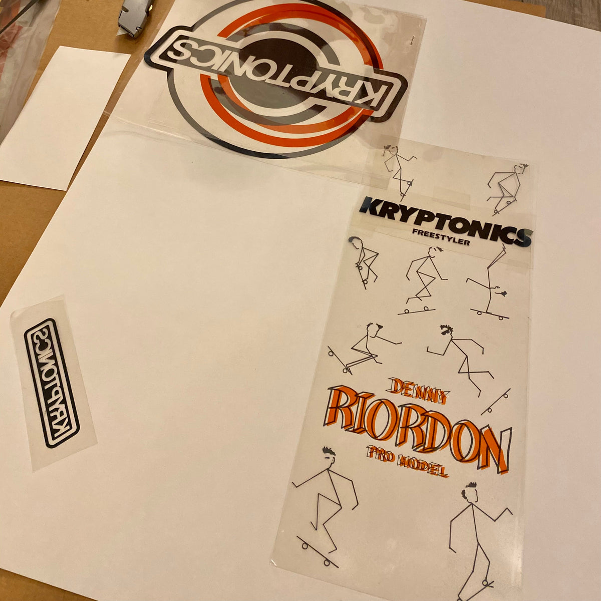 Denny Riordon Stick Man FREESTYLE Limited Edition Deck 7.3”x27.75” HAND PAINTED (1 of 5)