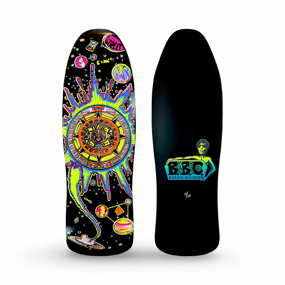 Jeff Phillips AZTEC Limited Edition, HAND-PAINTED BBC NEON & Fluorescent Deck (1 of 10)