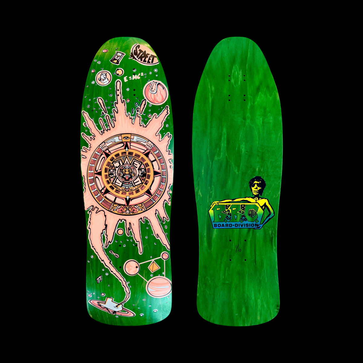 Jeff Phillips AZTEC Limited Edition, HAND PAINTED BBC Deck (1 of 10)