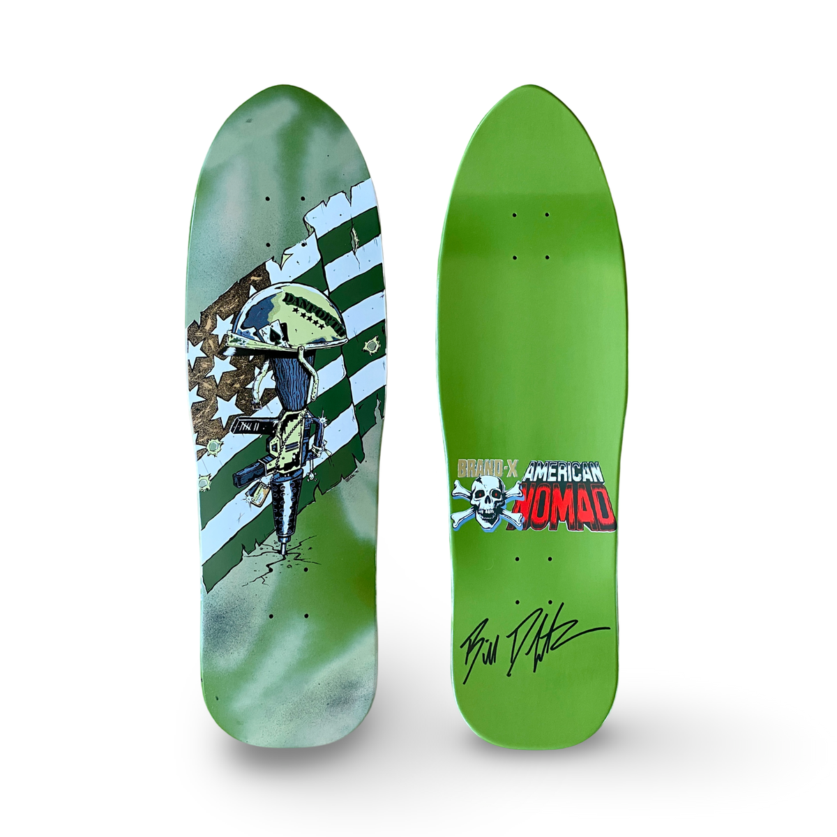 Bill Danforth Gulf War Memorial Limited Edition Deck 9.5"x32" HAND PAINTED (1 of 10)