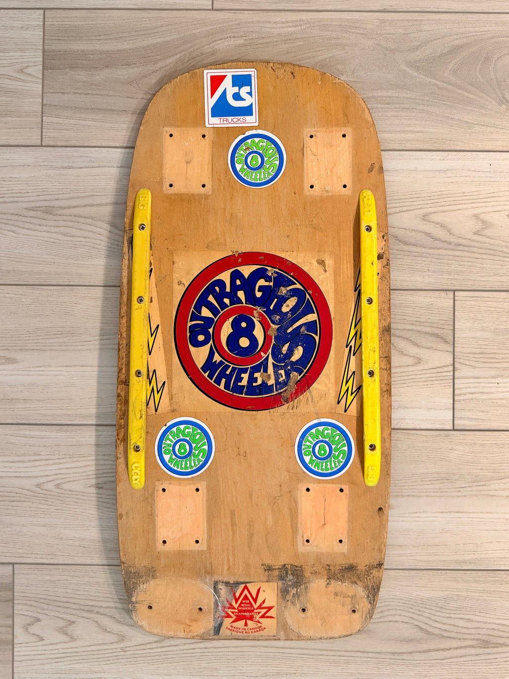 Lonnie Toft OUTRAGEOUS 8-WEELER Limited Edition, Hand-Painted Deck OR Complete (PRE-ORDER, JANUARY 2027)
