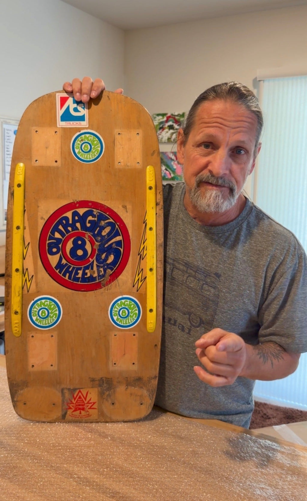Lonnie Toft OUTRAGEOUS 8-WEELER Limited Edition, Hand-Painted Deck OR Complete (PRE-ORDER, JANUARY 2027)