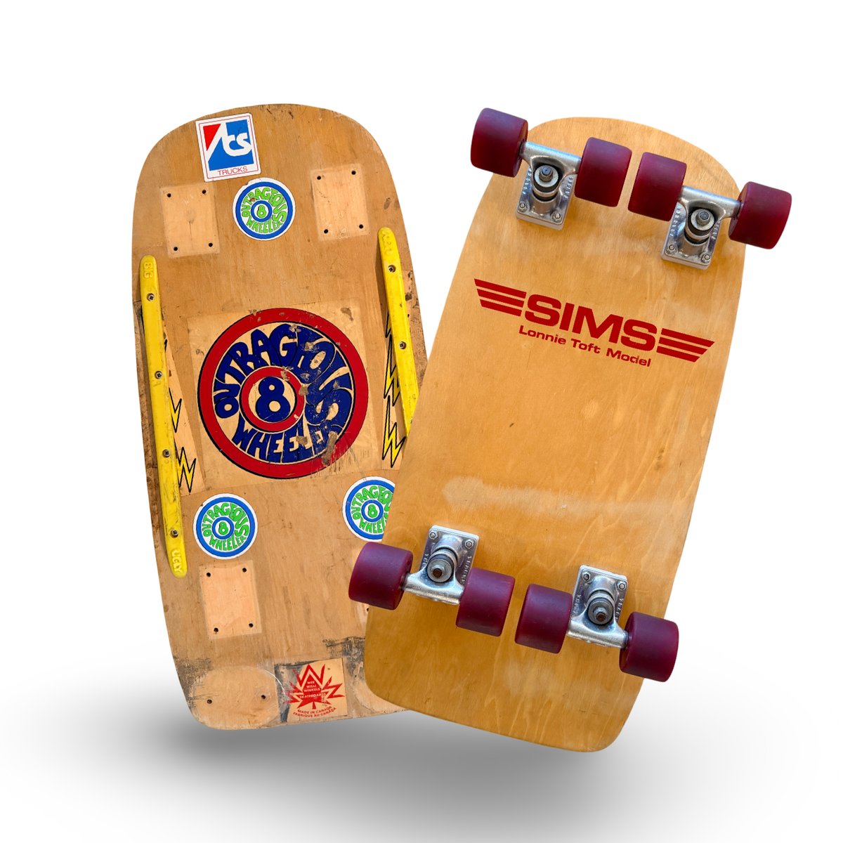 Lonnie Toft OUTRAGEOUS 8-WEELER Limited Edition, Hand-Painted Deck OR Complete (PRE-ORDER, JANUARY 2027)