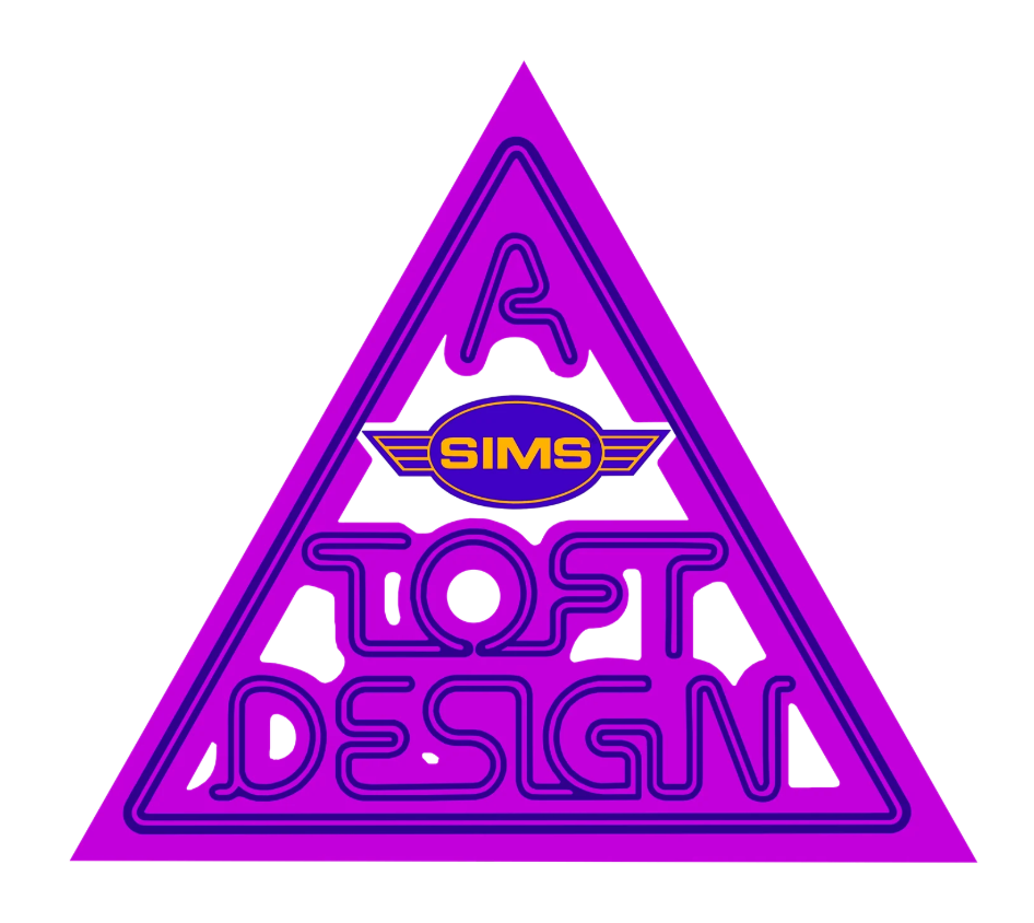 Sims Lonnie Toft Design Sticker 4.3"